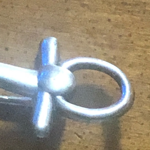 Men’s vintage Gucci stirrups tie bar pin sterling silver - Picture 5 of 10